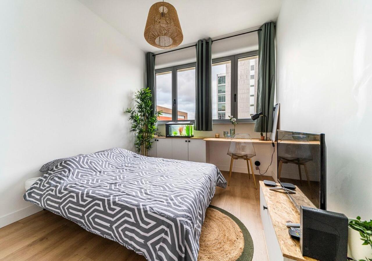 Appartement Studio Chaleureux Avec Aquarium à Marcq-en-Barœul Extérieur photo